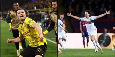 PSG ve Borussia Dortmund, UEFA Şampiyonlar Ligi'nde yarı finale yükseldi