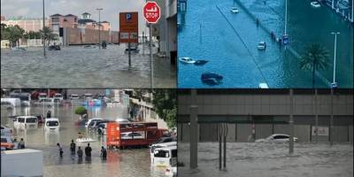 Körfez bölgesinde etkili olan şiddetli yağışlar birkaç ülkede hayatı olumsuz etkiledi