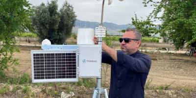 Alaşehir'de çiftçiler için meteoroloji istasyonları kuruldu