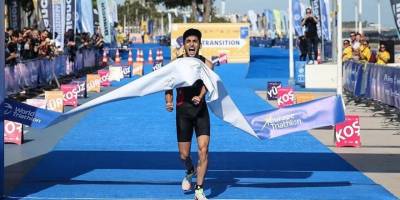 Dünya Paratriatlon Kupası'nda Uğurcan Özer birinci oldu