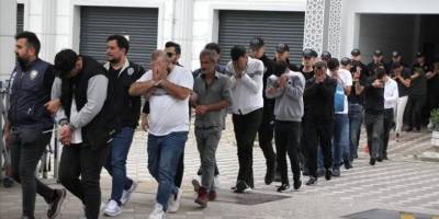 Kocaeli merkezli 11 ilde "Sibergöz-34" operasyonunda yakalanan 49 şüpheli adliyede