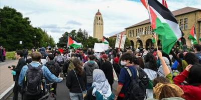 ABD'de başlayan üniversite gösterileri polisin sert müdahalesi ve gözaltılara rağmen sürüyor