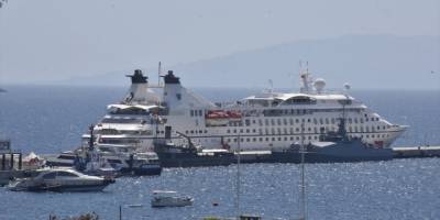 Bodrum'a "Star Legend" isimli kruvaziyer ile 230 yolcu geldi