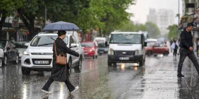 Ankara için gök gürültülü sağanak uyarısı