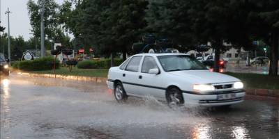 Malatya'da sağanak etkili oluyor