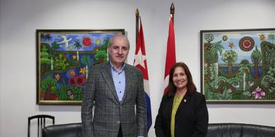 TBMM Başkanı Kurtulmuş Küba'da