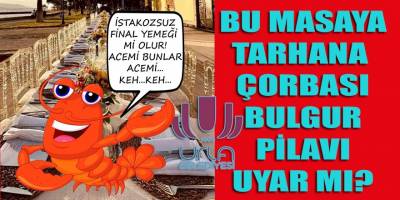 Urla belediyesinin Enginar Festivali final yemeğinde CHP emekçilerine sunulacak "İstakozlu Enginar"ı mutfakta unutulduğu ortaya çıktı!