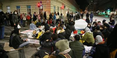 Avusturya’da polis, Viyana Üniversitesindeki Filistin’e destek gösterisine müdahale etti