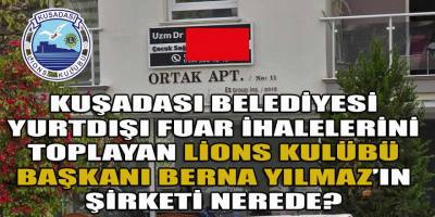 Kuşadası belediyesinde mıcır ihalelerinden sonra şimdi de yurtdışı fuar ihaleleri!