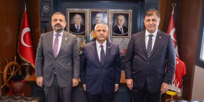 Cemil Tugay'dan MHP İl Başkanı Şahin'e ziyaret