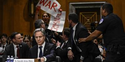 ABD Dışişleri Bakanı Blinken, Senatoda "Gazze kasabı" ifadesiyle protesto edildi