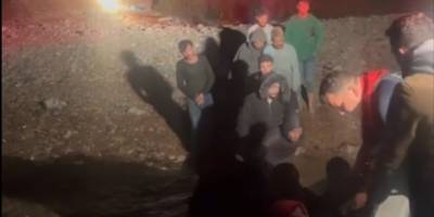 İzmir'de adada bulunan 17 düzensiz göçmen kurtarıldı