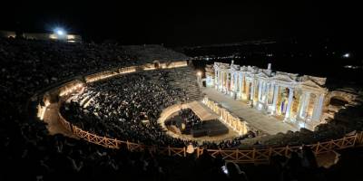 Hollanda Kraliyet Concertgebouw Orkestrası'ndan Pamukkale'deki Hierapolis Antik Kenti'nde konser