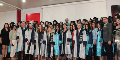 Ödemiş'te, Ege Üniversitesi Çocuk Gelişimi Bölümü öğrencileri mezuniyet heyecanı yaşadı