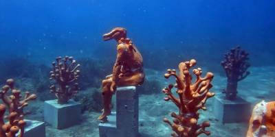 Bodrum'da Blue Exile Art Project Sualtı Parkı açıldı