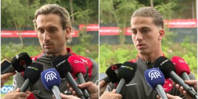 Milli futbolcular Yusuf Yazıcı ve Bertuğ Yıldırım, EURO 2024 öncesi iddialı