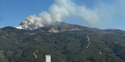 Manisa Spil Dağı'nda çıkan orman yangını kontrol altına alındı