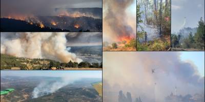 Yurdun çeşitli bölgelerinde çıkan orman yangınlarına müdahaleler devam ediyor
