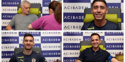 Fenerbahçe'de teknik heyet ve futbolcular sağlık kontrolünden geçti