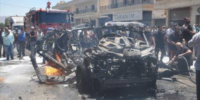 İsrail ordusunun Lübnan'da bir araca düzenlediği hava saldırısında 1 kişi öldü