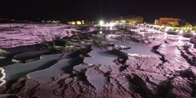 Pamukkale'yi bayram tatilinde 111 bin kişi gezdi