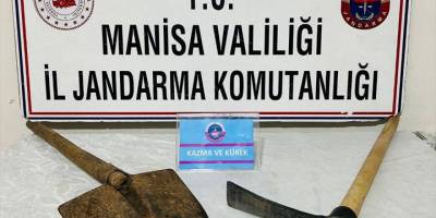 Manisa'da sit alanında kazı yapan 4 kişi yakalandı