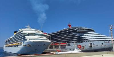 Bodrum'a iki kruvaziyerle 5 bin 397 turist geldi