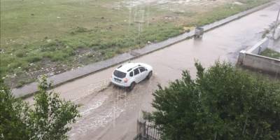 Erzurum ve Kars’ta sağanak etkili oldu