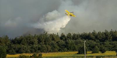 Bursa'da makilik alandan kampüsteki ormana sıçrayan yangın kontrol altına alındı