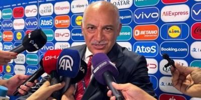 TFF Başkanı Mehmet Büyükekşi: Türk Milli Takımı bize böyle bir sevinci yaşattığı için çok sevinçliyiz