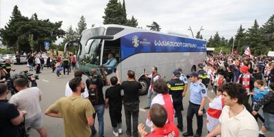 Gürcistan Milli Takımı EURO 2024'e veda etmesine rağmen ülkesinde coşkuyla karşılandı