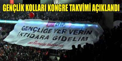 CHP'de Gençlik Kolları Kongre takvimi bugün başladı!
