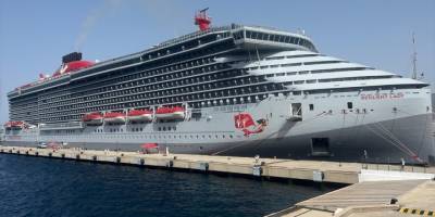 Bodrum'a "Resilient Lady" kruvaziyeriyle 2 bin 403 turist geldi