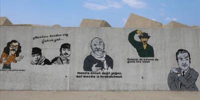 Hatay'da 9 ayda tamamlanan duvar resimleriyle Guinness Rekorlar Kitabı’na başvuruldu