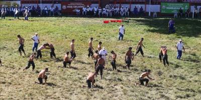 663. Tarihi Kırkpınar Yağlı Güreşleri'nde son gün müsabakaları başladı