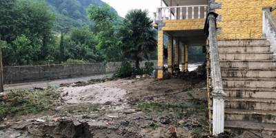 Ordu'da yağışın etkili olduğu iki ilçede hasar tespiti yapılıyor