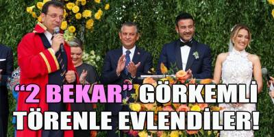 İstanbul'un iki ünlü bekarı evlendi! Bir yastıkta kocasınlar...