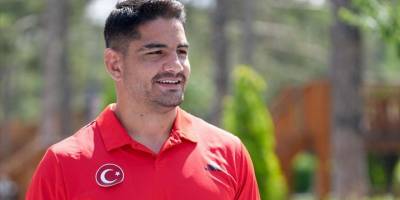 Şampiyon Taha'yı "madalya ve bebek" heyecanı sardı