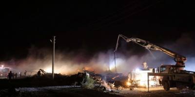 Muğla'da çöp toplama alanında başlayıp bal deposuna sıçrayan yangın kontrol altına alındı