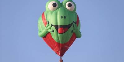 18 ülkenin figürlü sıcak hava balonları Kapadokya semalarında uçtu