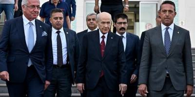 Fenerbahçe Spor Kulübü Başkanı Koç'tan CHP ve MHP'ye ziyaret