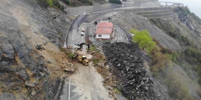 Zonguldak'ta heyelan