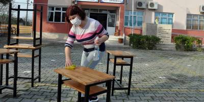 Ortaca'nın köy okullarında yüz yüze eğitime hazırlık heyecanı yaşanıyor