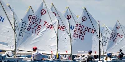 TYF Yelken Ligi 1. Ayak Optimist Yarışları, İzmir'de tamamlandı