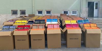 Denizli'de 2 bin 520 koli taklit havlu ele geçirildi