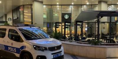 Kahve zinciri şubesine molotoflu saldırı