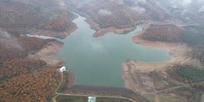 Yalova'nın içme suyu kaynağı Gökçe Barajı'nda su seviyesi yüzde 20'lere düştü