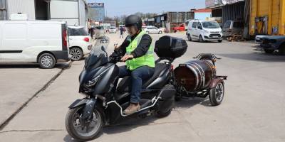 Forklift tamircisinin tasarımları Amerikalı motosikletçileri sıraya soktu