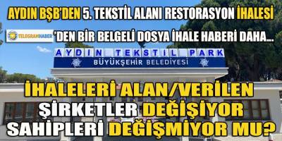Aydın BŞB'nin "ömür biter restorasyon ihaleleri bitmez" ihalelerinde 5. dans!