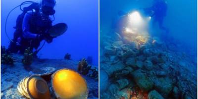 Ayvalık açıklarında 1500 yıllık ticaret gemisi batığı bulundu